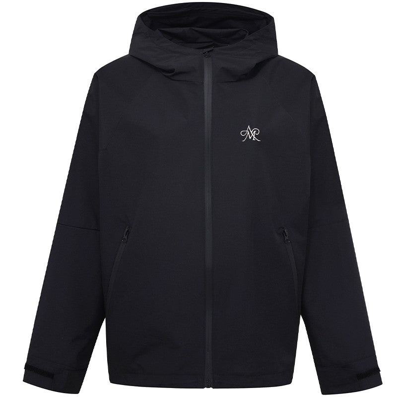 Ariseism American Retro Embroidery Logo Three Defense Outdoor Hooded Jacket Coat Women's 04 Spring and Autumn New Style