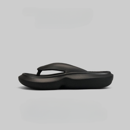 Japanese single men's thick soled casual herringbone slippers