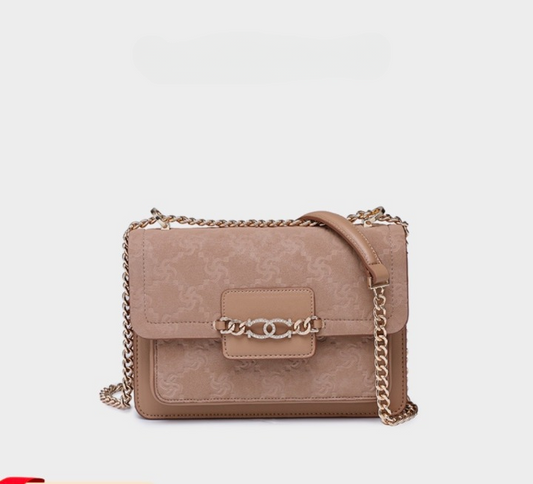 Genuine Hersani  Leather Aging Flower Envelope Bag