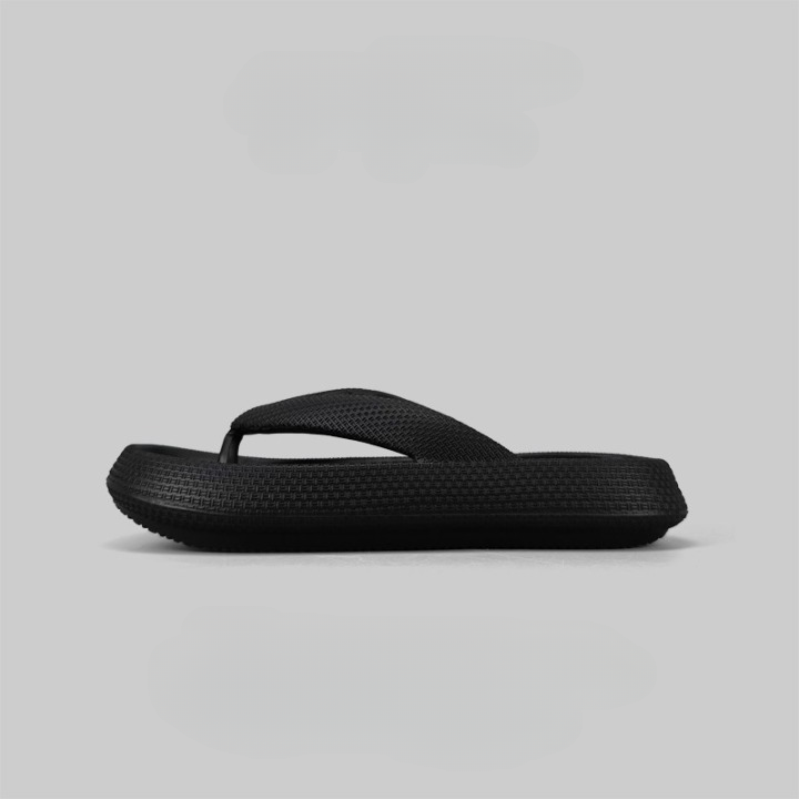 Japanese single men's thick soled casual herringbone slippers