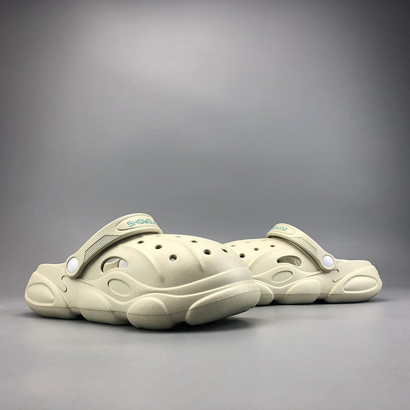 men's and women's Baotou mop, summer fecal feeling, breathable holes.
