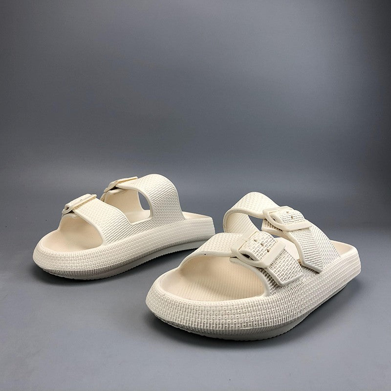 men's casual and versatile one-sided slippers