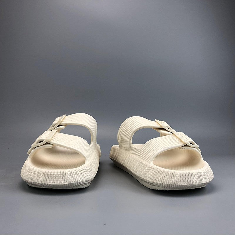 men's casual and versatile one-sided slippers