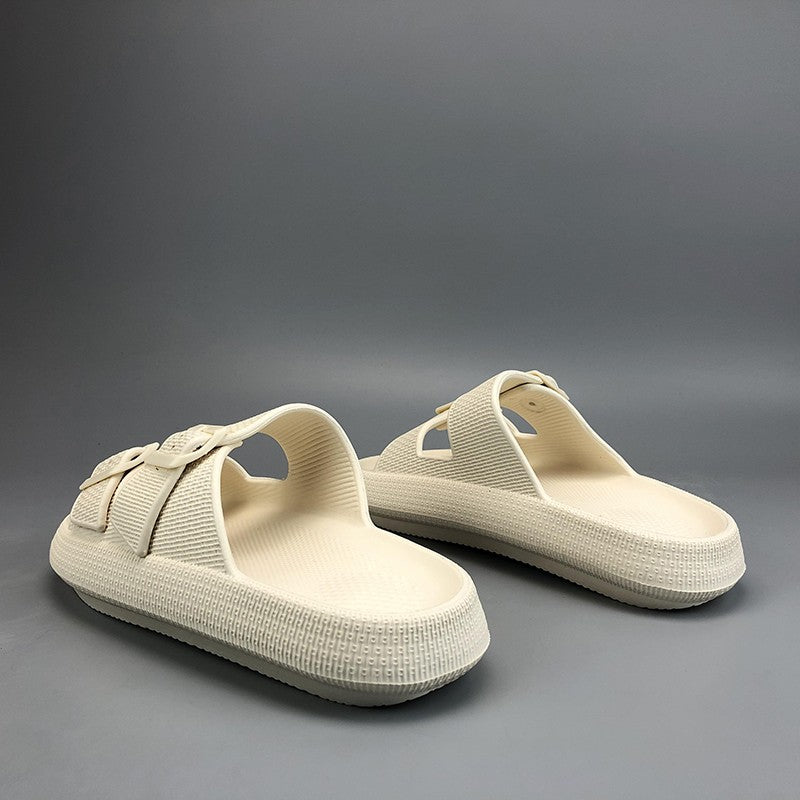 men's casual and versatile one-sided slippers