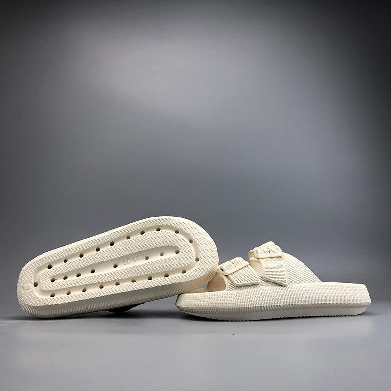 men's casual and versatile one-sided slippers
