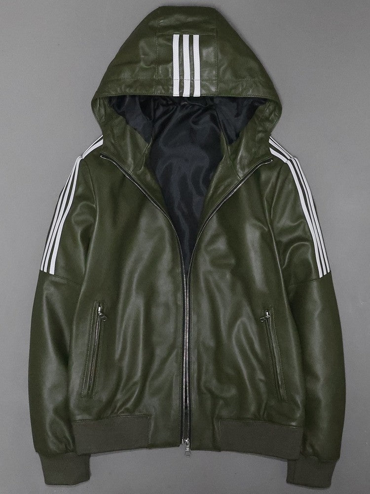 Men's&Women's top layer leather jacket