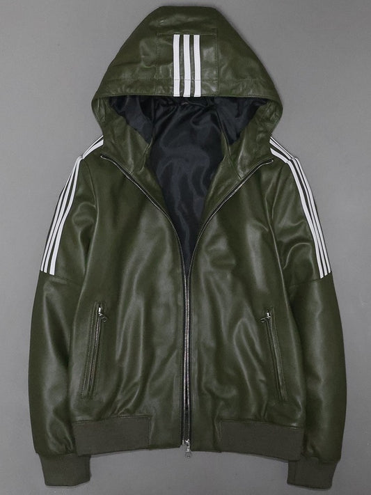 Men's&Women's top layer leather jacket