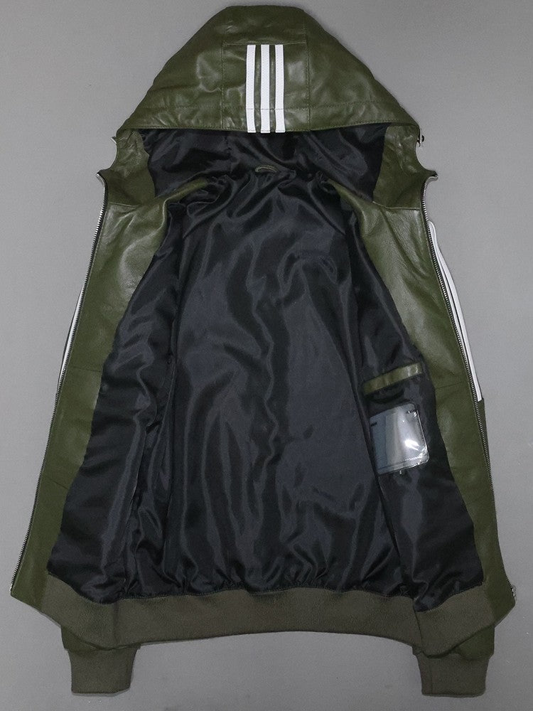 Men's&Women's top layer leather jacket