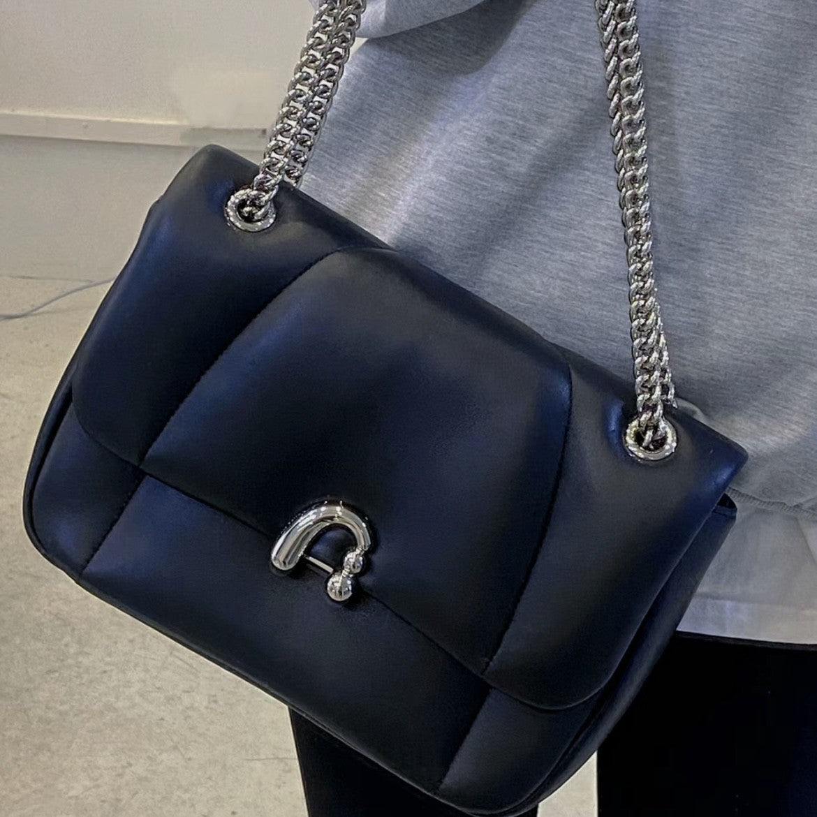 Lusi's flower roll bag for women 2024 new high-end fashion