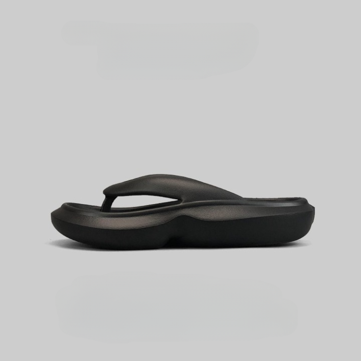 Japanese single men's thick soled casual herringbone slippers