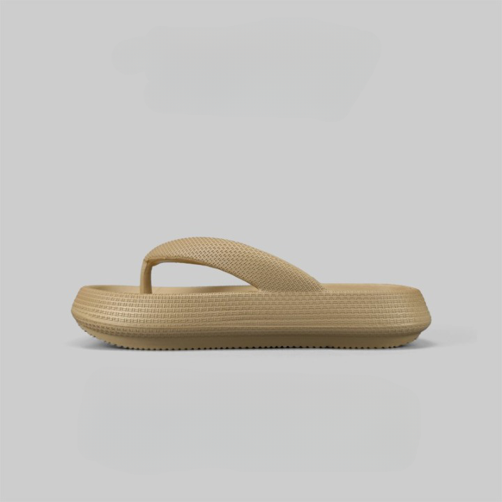 Japanese single men's thick soled casual herringbone slippers