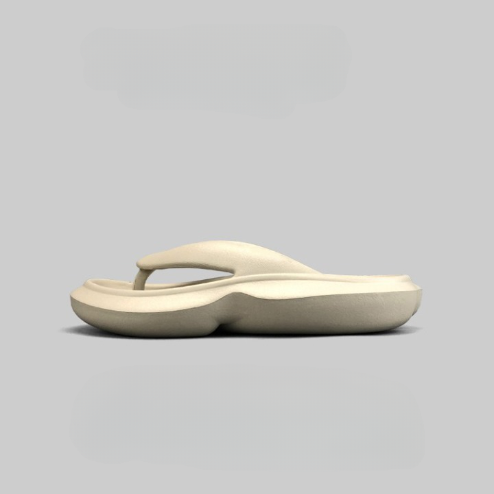 Japanese single men's thick soled casual herringbone slippers